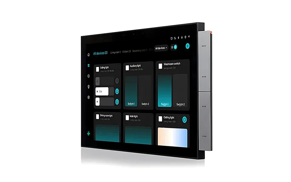 Moes Tuya Wifi Smart Intelligent Central Control Panel 10.1inch Touch Screen With Bluetooth Zigbe Gateway Voice Control