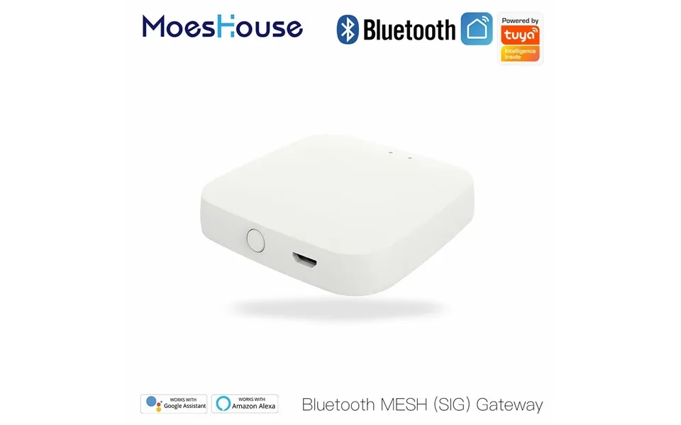 Moes Tuya Wireless Gateway Hub Wired Multi-mode Bridge Bluetooth Remote Controller Mesh Gateway Smart Life App Alexa Goo