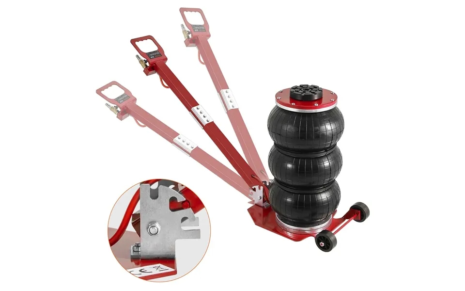 Mudiro Air Jack 5 Ton 11000 Lbs Triple Bag Airbag Jack With Six Steel Pipes 18