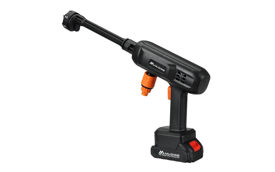 Mudiro High Pressure Washer Cordless 500w 60bar 870psi Car Washing Spray Cleaner Machine 6 In 1 Water Sprayer Ew-s03 21v