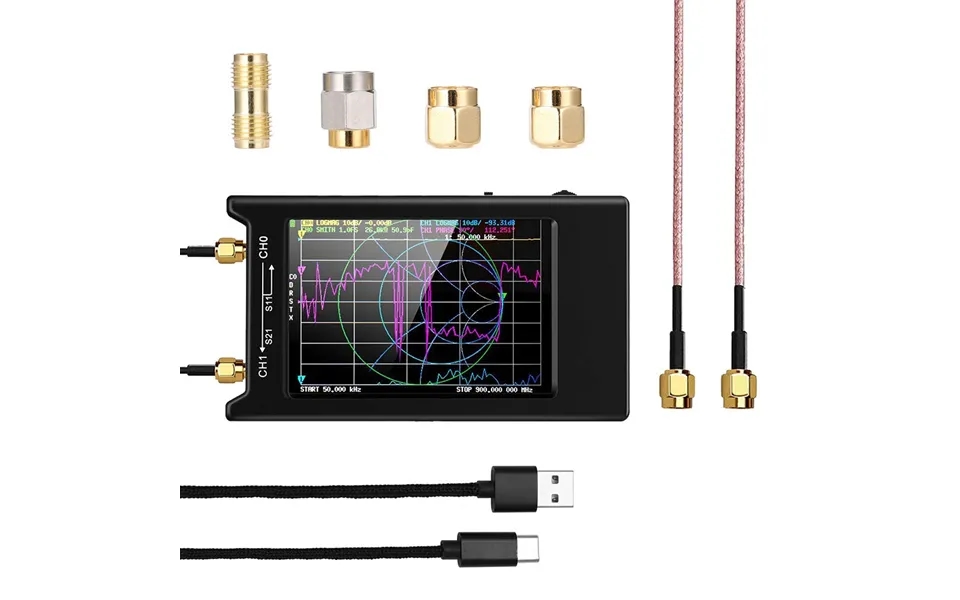 Nanovna-h4 50khz 1.5ghz Vna Hf Vhf Uhf Uv 4-inch Lcd Vector Network Analyzer