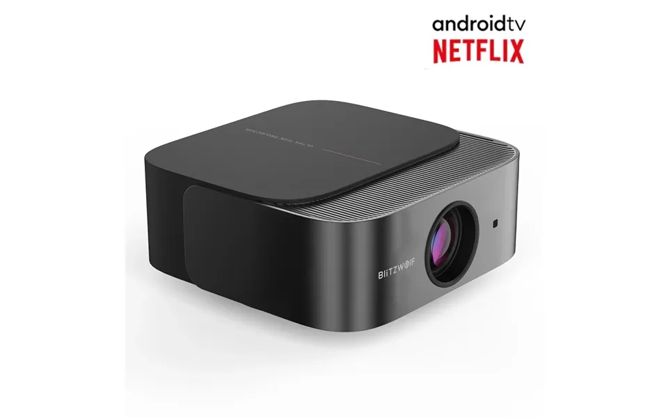 Netflix Certified Blitzwolf Bw-v10 Ultra Android Tv 13.0 Projector 4k Supported Built-in Youtube Hulu 500 Ansi Lumens