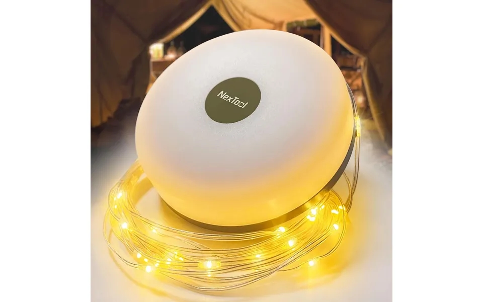 Nextool 2 In 1 Outdoor Camping Lights 7 Lighting Modes 12 Meters 20s Recovery Curly Camping Fairy Lights - Ip67 Waterpro