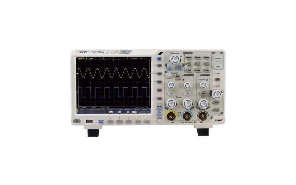 Owon Xds2102a Digital Oscilloscope 12 Bits Vertical Resolution 100mhz 1gs S 8 Inch Lcd Display 2ch High Resolution Digit