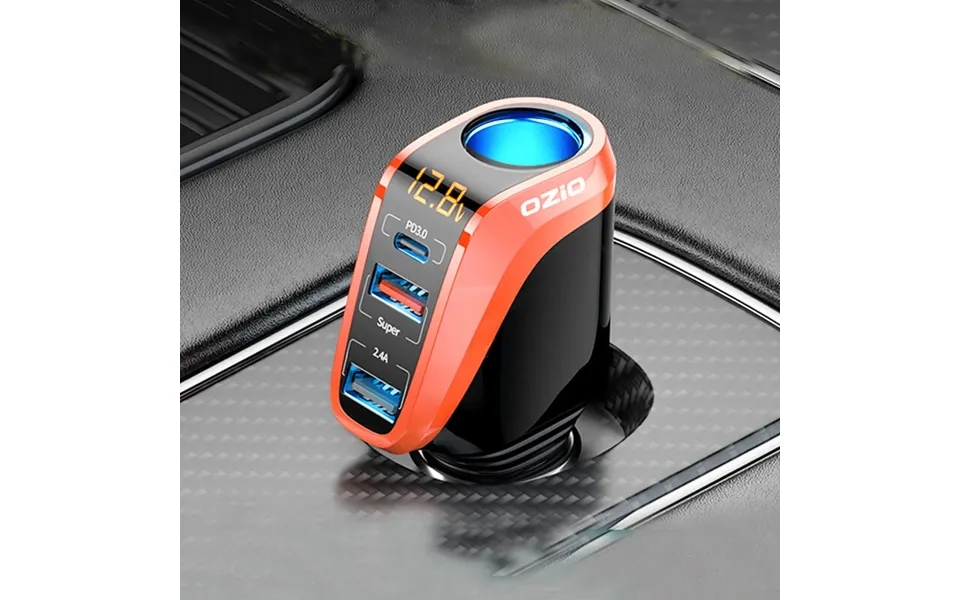 Ozio 12 24v Car Lighter Charger Universal Fast Charging 66w Qc3