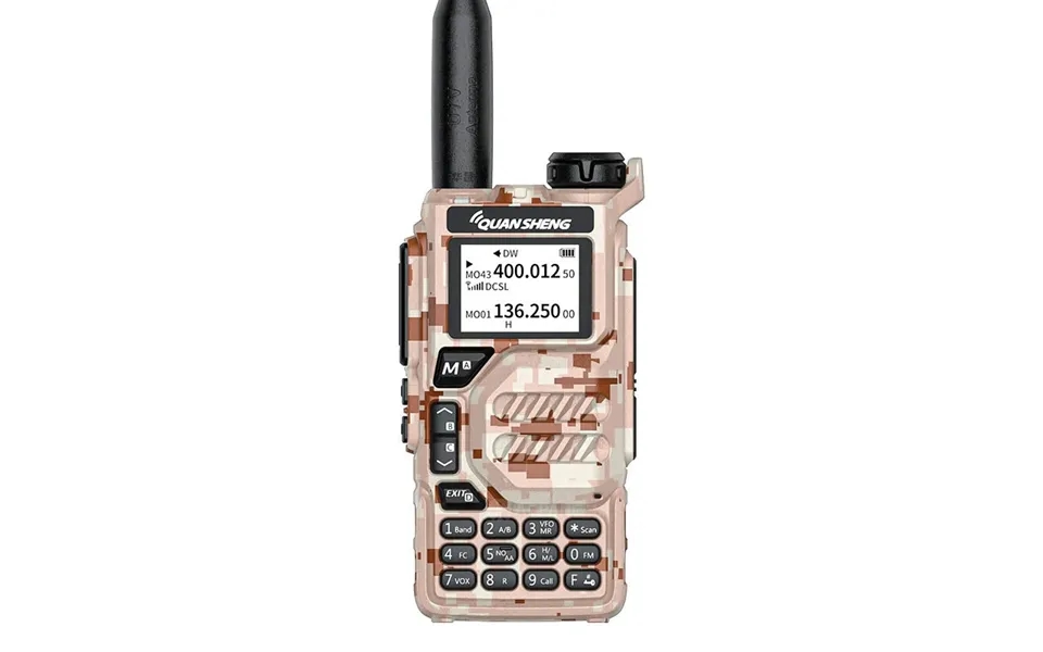 Quansheng Uv-k5 5w Walkie Talkie Desert Camouflage Uhf Vhf Fm Dtmf Scrambler Ham 1600mah Wireless Frequency Copy 200 Cha
