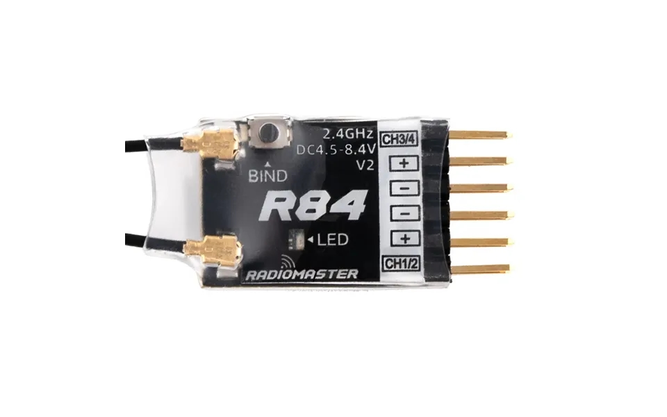 Radiomaster R84 V2 4ch Compatible Pwm Rc Receiver For Frsky D8 D16 Sfhss Radiomaster Tx12 T16s Transmitter