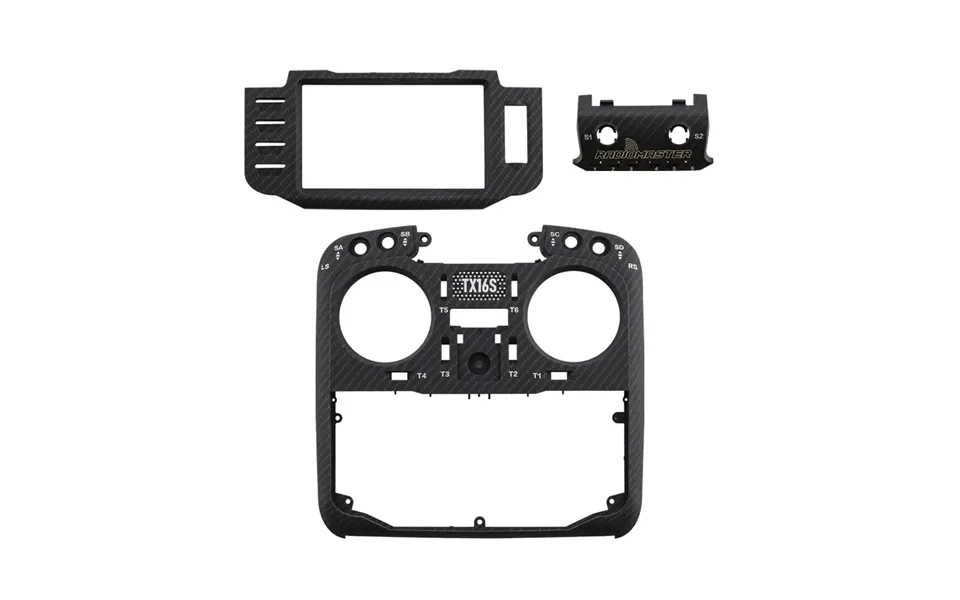 Radiomaster Tx16s Mkii Transmitter Carbon Fiber Faceplate Set Diy Replacement Accessories