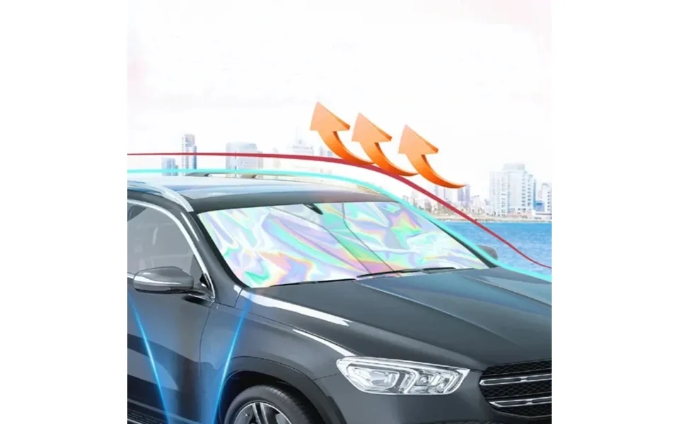 Redrrover 3 Layer Laser Sun Protection Shade Sunshade Privacy Curtain Car Front Windshield Heat Insulation Block Uv Ray