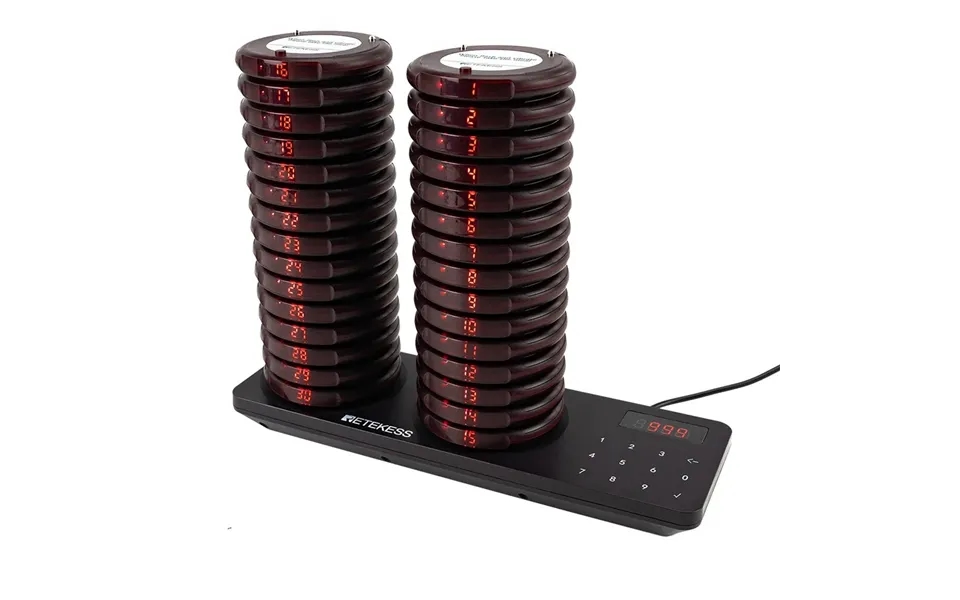 Retekess Restaurant Pager Wireless Calling System Vibrators Paging Device 20 30pcs Coaste Pager 500m Range Ip33 Waterpro