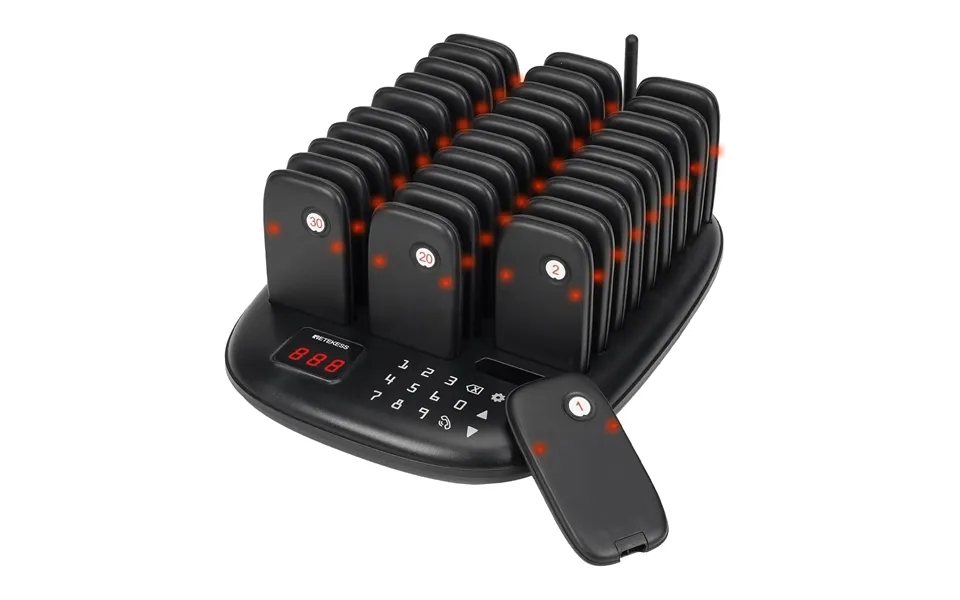 Retekess Td175 Td175s Td175p Restaurant Pager System 1000m Range 30 Pagers Set Vibration Flashing Beep Wireless Paging S