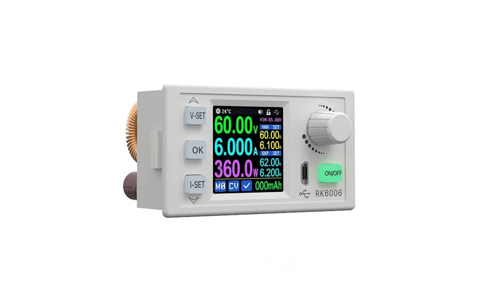 Riden Rk6006 Rk6006-bt 60v 6a 4 Digit Communication 360w Adjustable Digital Dc To Dc Step Down Voltage Bench Power Supp
