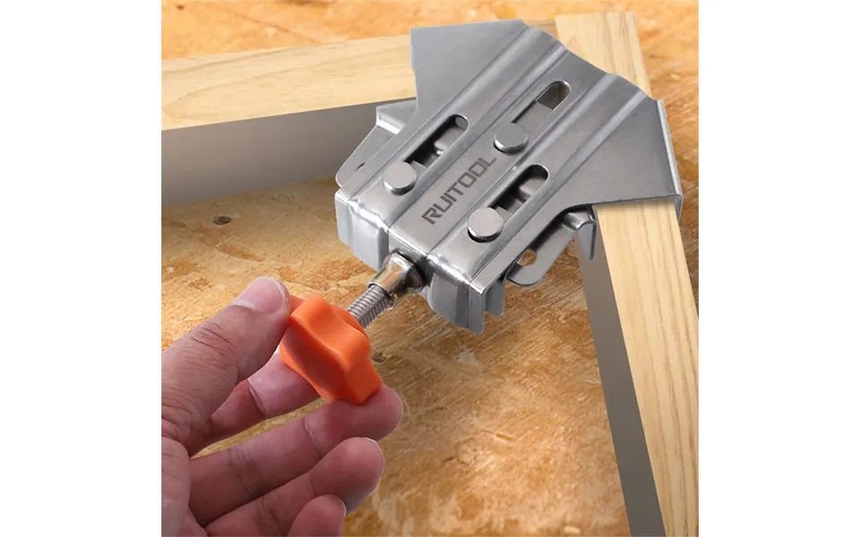 Right Angle Clamp Woodworking Premium Adjustable Clamp For T-l Joints 16mm 35mm Clamping Range Versatile Tool For Precis