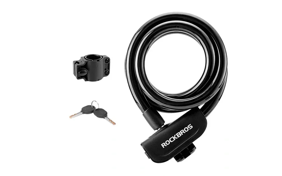 Rockbros Bicycle Lock Portable Anti-theft Ring Lock With 2 Keys Safety Lock For Mtb Bike Motorcycle