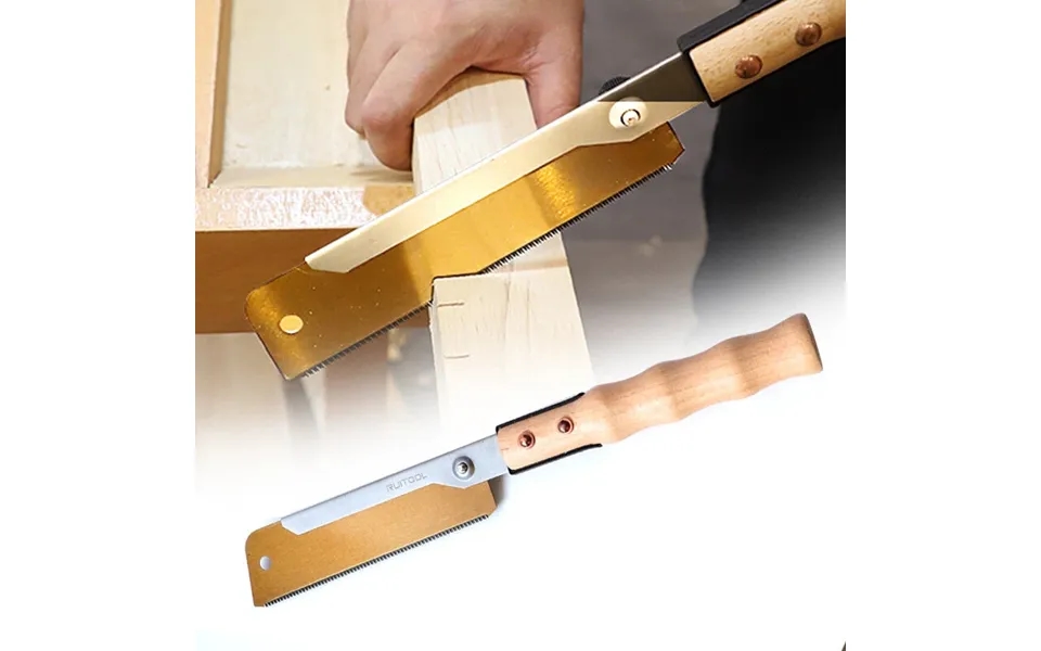 Ruitool 7-inch Hand Saw Sk5 Steel Blade Wood Handle Dual-sided Fine And Coarse Teeth For Precision Woodworking