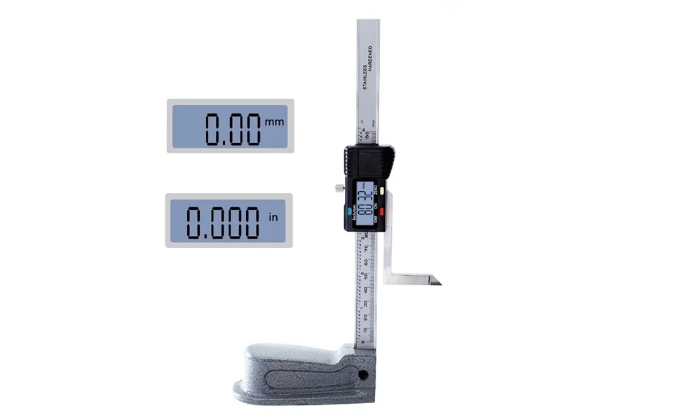 Ruitool Digital Height Gauge 0-150mm 0.01mm Mini Stainless Steel Electronics Marking Gauge Measure Scriber Vernier Calip