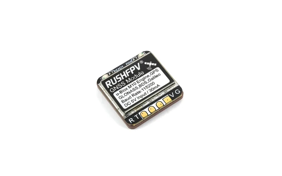 Rushfpv Gnss Mini M10 Gps Module 10hzrate Built-in Ceramic Antenna For Rc Airplane Fpv Freestyle Drones Diy Parts