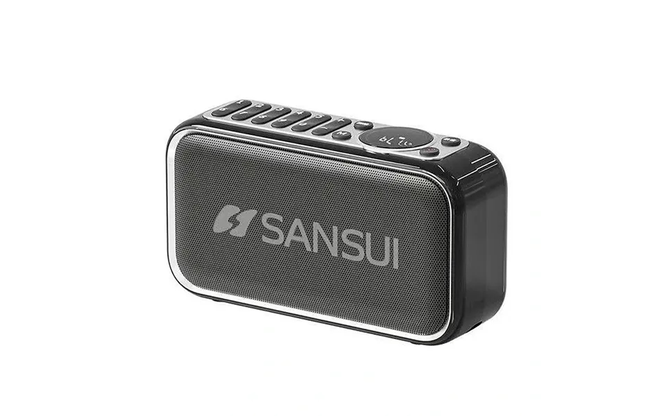 Sansui F35 Wireless Bluetooth Speaker Bass Diaphragm Hifi Sound Hands-free Calls 2400mah Support Tf Card Usb 3