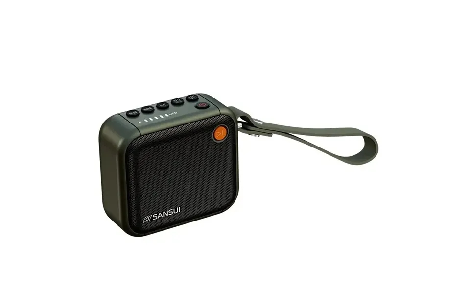 Sansui F39 20w Mini Bluetooth Speaker Quad Drivers Hifi Stereo Bass Tws Full Band Radio Mp3 Music Player Support Tf Card