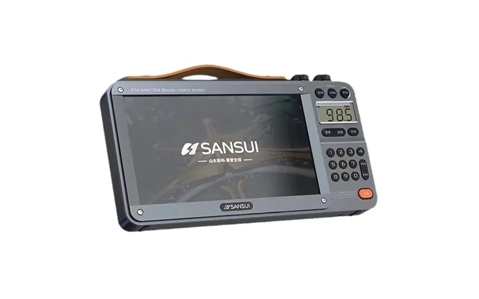 Sansui F51 7-inch Display Retro Fm Radio Wireless Speaker 3-inch Internal Magnetic Speaker Support U Disk Tf Card Playba