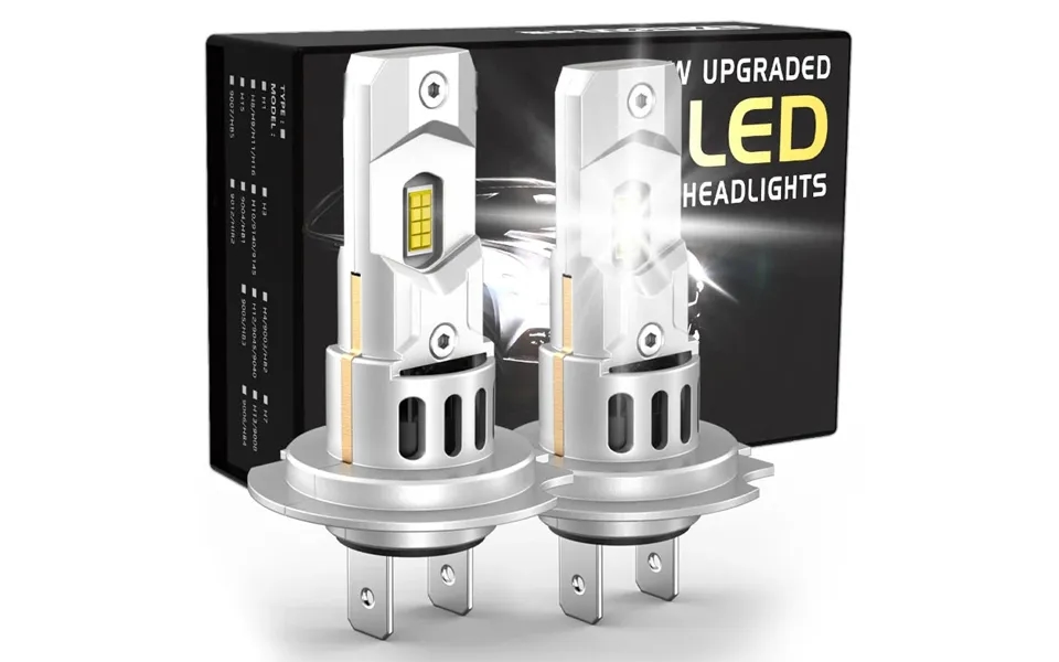 Sealight 2pcs X3s H7 Led Car Headlight 6000lm Car Front Light Hi Low Beam 6500k Led Headlight Bulbsturbo Fan Cooling