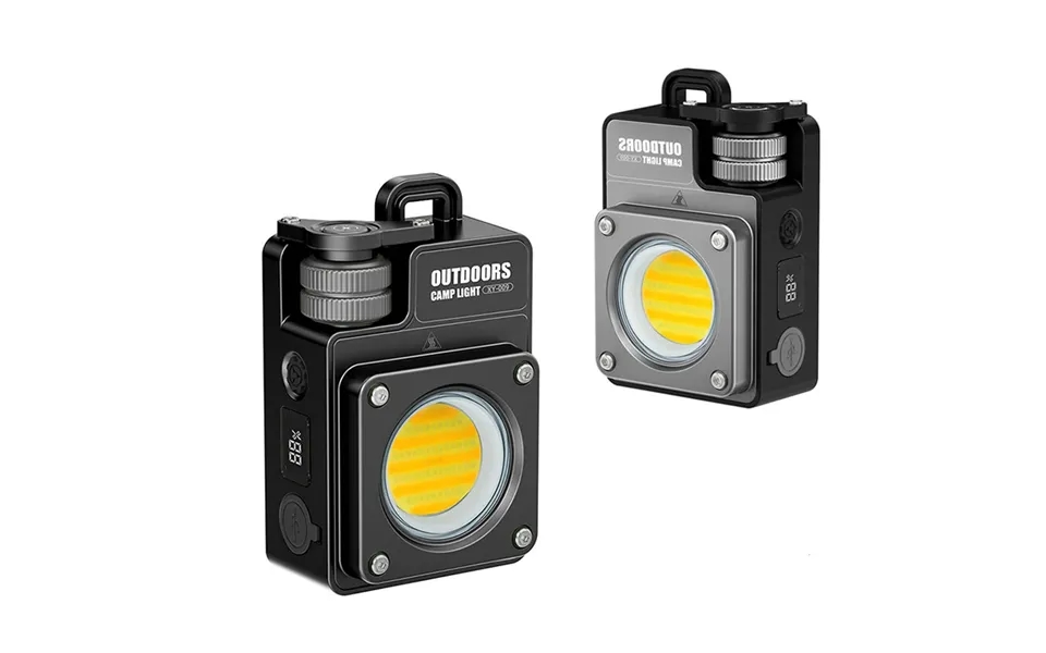 Seeknite Usb Rechargeable Led Camping Lantern With Magnetic Base And Multi-source Cob Work Repair Light For Outdoor Use