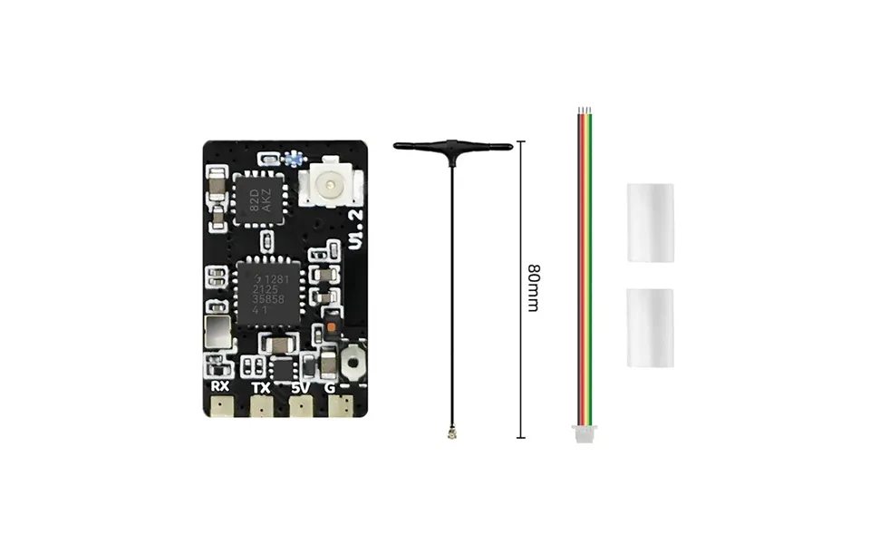 Sequre Elrs 2.4ghz Single Rx Single Antenna Receiver Long Range High Refresh Rate For Fpv Racing Drone Fixed Wing