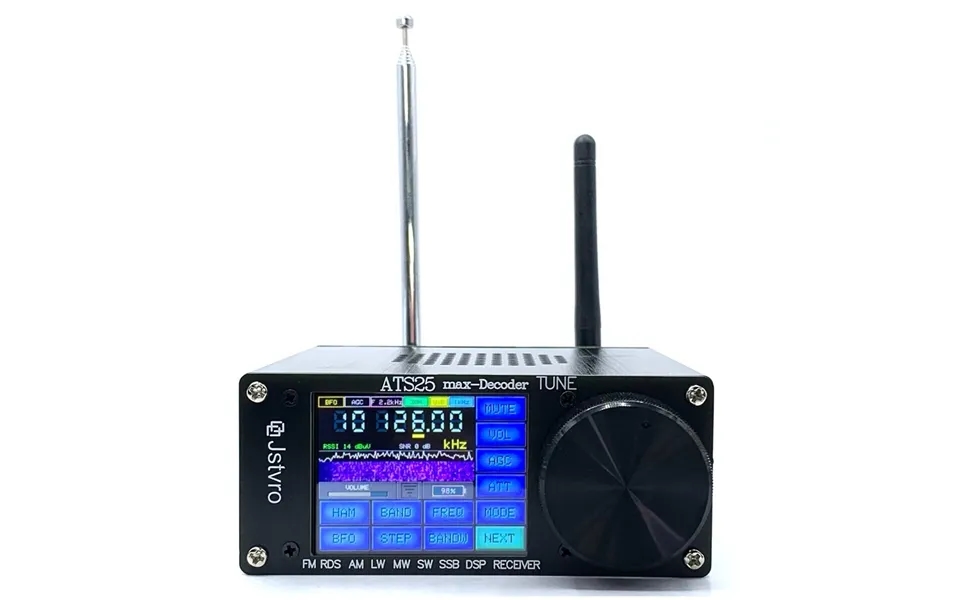 Si4732 Ats-25max-decoder Radio Receiver 4.17 Version Adds Cw Rtty Decoding Function Wifi Function Four Audio Spectrum Ds