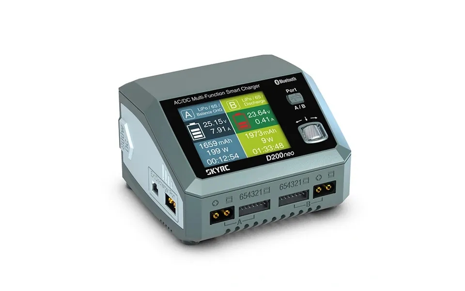 Skyrc D200neo Ac200w Dc800w 20a*2 Pd3.0 Dual Channel Lipo Charger For Lipo Lihv Life Lilon Nimh Nicd Pb Battery