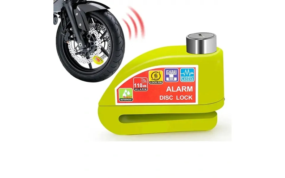 Smart Bicycle Disc Brake Lock 110db Loud Alarm Anti-thief Protection Aluminum Alloy Waterproof Reminding Rope Lock For B