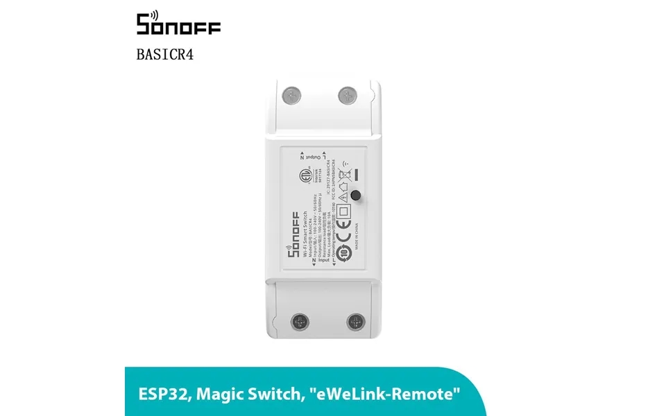 Sonoff Basic R4 Wifi Esp32 Chip Smart Switch 10a 2400w Smart Scene Magic Switch Module Ewelink Ifttt App Remote Control