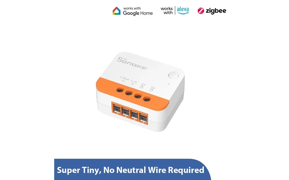 Sonoff Zbmini L2 Smart Zigbe3.0 Switch No Neutral Required Intelligent Two-way Control Relay Module Timer Voice Control