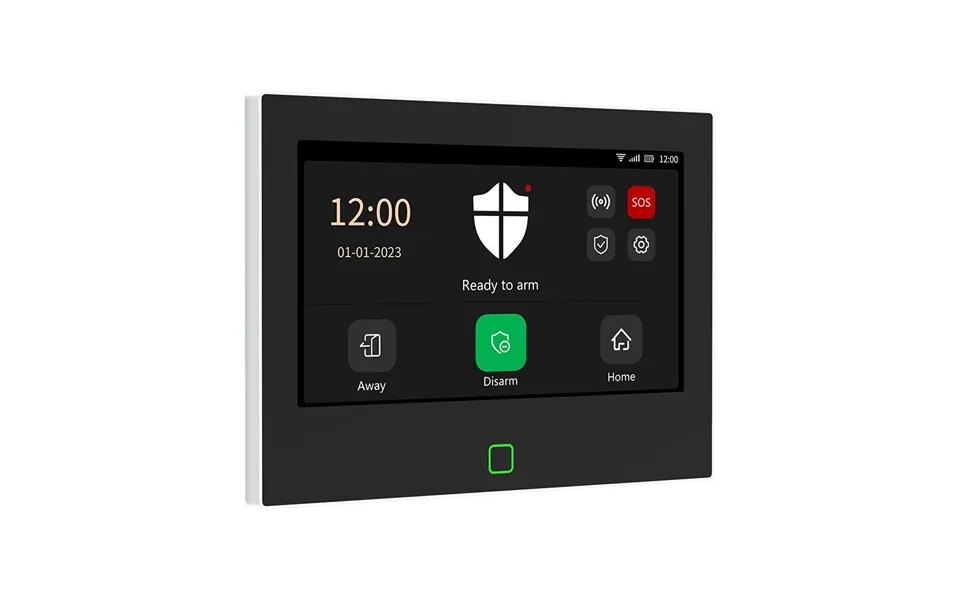 Staniot 7 Inch Central Control Panel Hd 433 Wireless Security System 8 Wired Zones 10 Languages Tuya Smartlife App 5000m