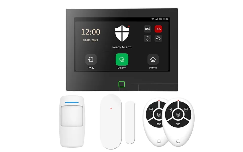 Staniot Wireless Wifi 4g Tuya Smart Security Protection Kit 7-inch Home Alarm System Built-in 115db Louder Siren 5000mah