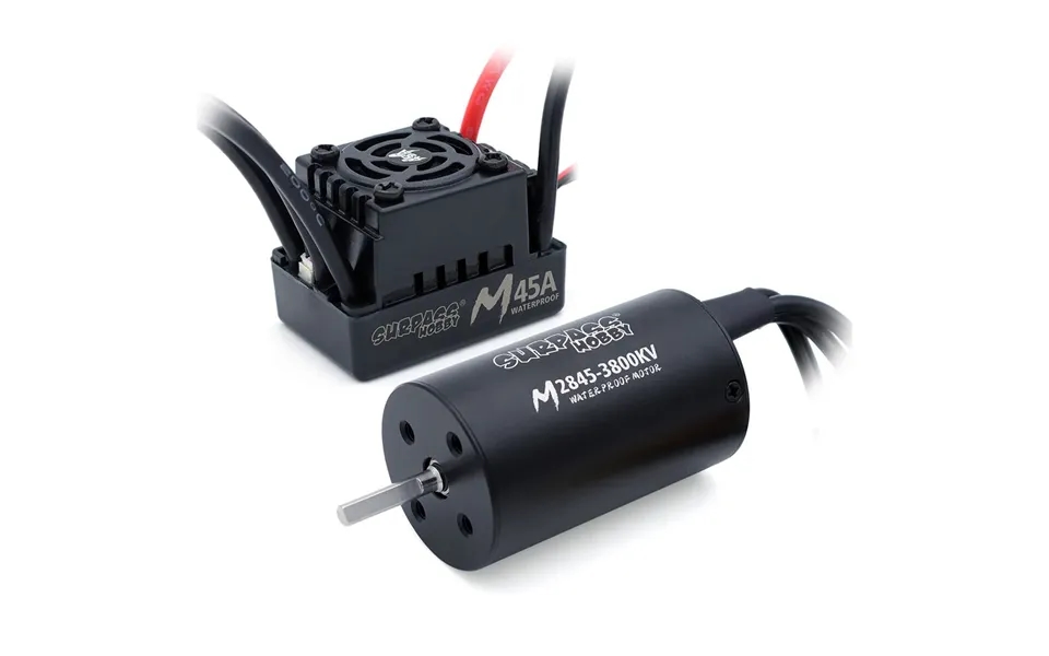 Surpass Hobby M2845 M540 All Black Waterproof Brushless Motor W M45a Waterproof Esc 4