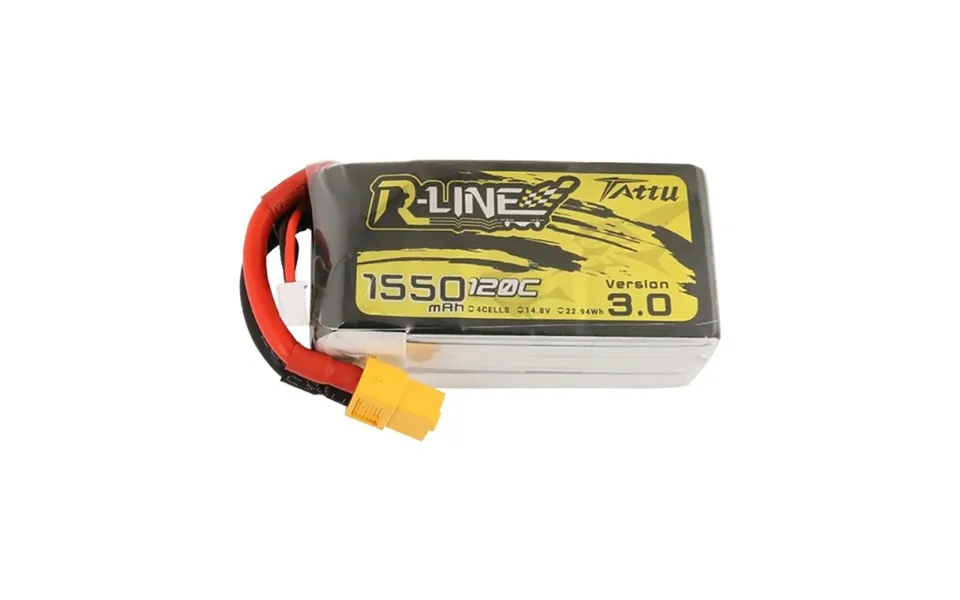 Tattu R-line V3.0 4s 14.8v 1550mah 120c Lipo Battery Xt60 Plug For Mark5 Analog Hd 5 Inch Freestyle Rc Drone Fpv Racin