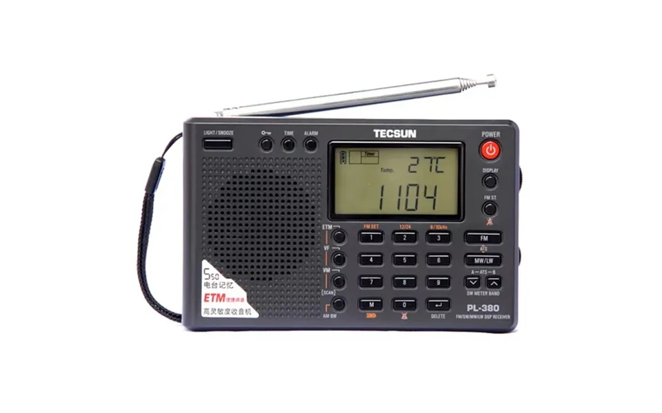Tecsun Pl-380 Radio Dsp Professional Radio Fm Lw Sw Mw Digital Portable Full Band Stereo Dsp Receiver Radio