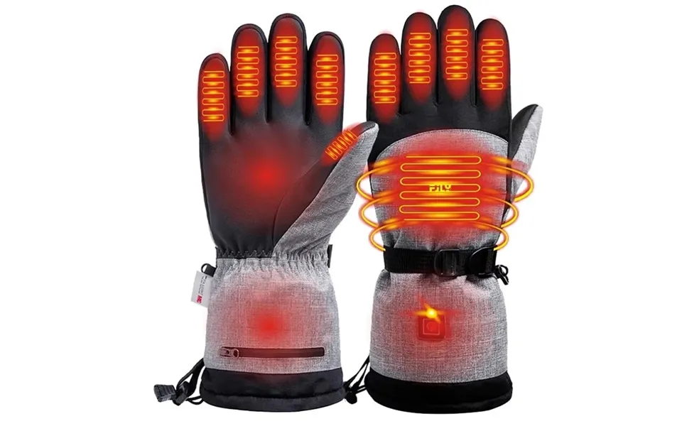 Tengoo Heated Gloves Thermal Winter Waterproof Ski Heated Gloves Mtb Riding Windproof Motorcycle Five-finger Touch Scree