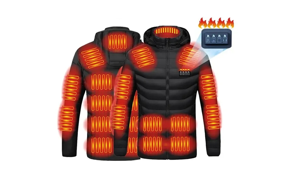 Tengoo Hj-21 Heating Jacket 21 Heated Areas Coat Usb Charging Winter Warm Waterproof Outdoor Hiking Camping Electric Hea