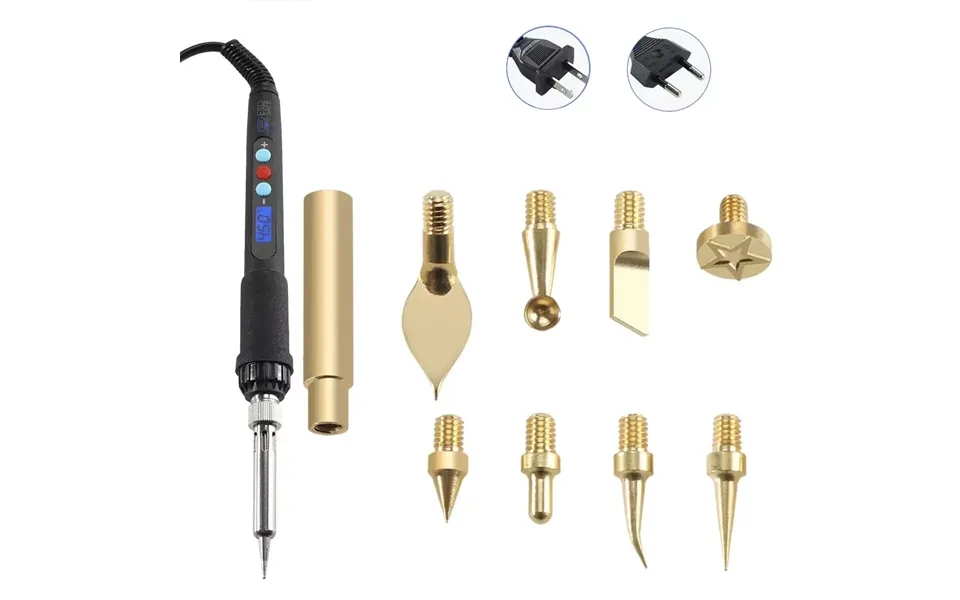 Toaiot Heat Insert Nut Iron Tip Hot Melt Heat Set Insert Tool Soldering Iron Tip 3d Printing Modify Finishing Brass Thre