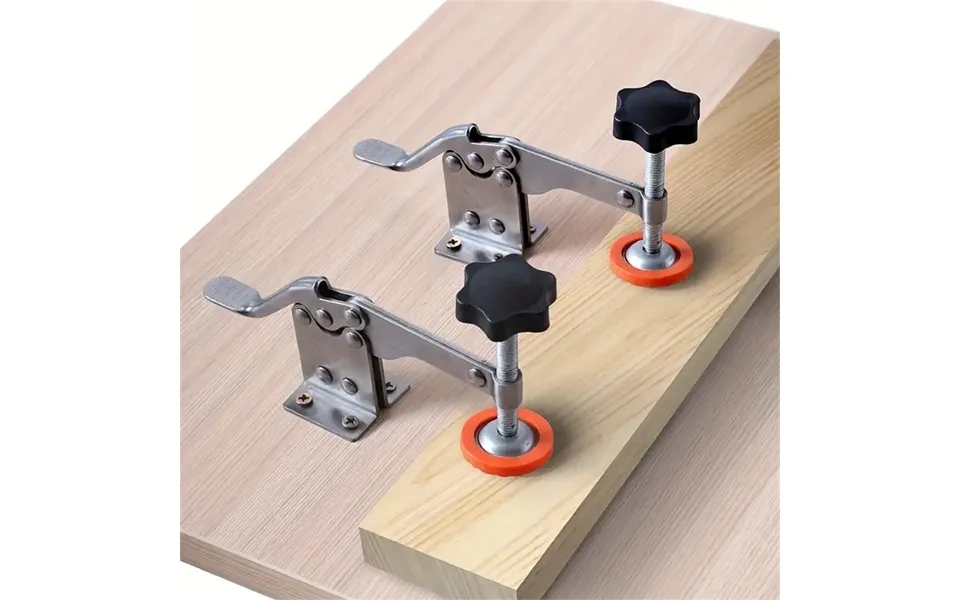 Toggle Clamp Stainless Steel Quick-release Horizontal Clamp Adjustable Anti-slip Hold Down Clamp For Woodworking Welding