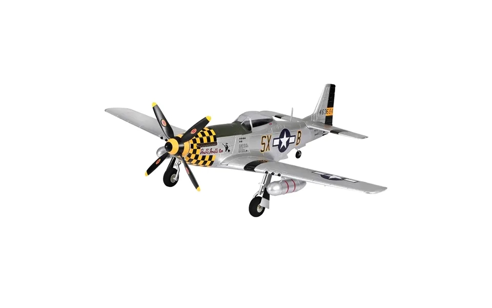 Top Rc Hobby P-51 Mustang 750mm Wingspan Epo Rc Airplane Warbird Kit