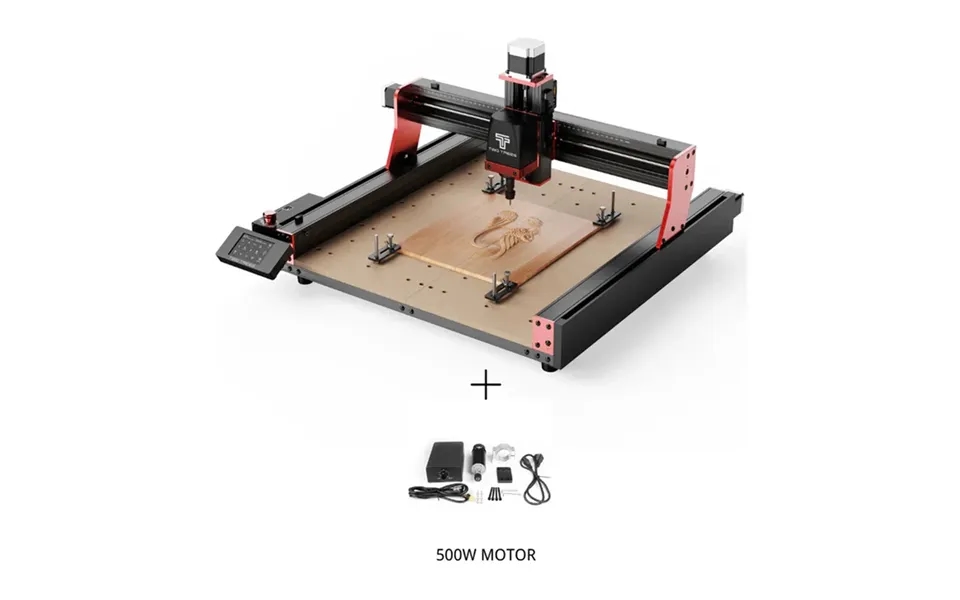 Two Trees Ttc450 Pro Cnc Engraving Machine Kit 500w Air Cooled Spindle Motor Er11 Chuck 52mm Clamps Power Supply Spe