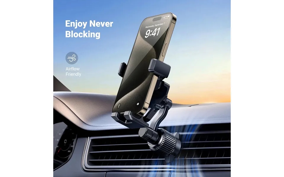Ugreen Car Phone Holder Vent Phone Mount Air Vent Clip Cell Phone Holder Compatible With Iphone 16 15 14 13 12 Pro Max M