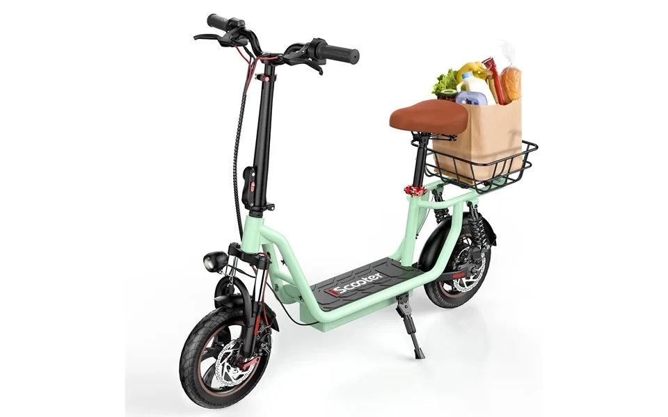 Uk Direct Iscooter I12 Electric Scooter 7.5ah 36v 500w Motor 12in Folding Moped Electric Scooter 30-35km Mileage Elect
