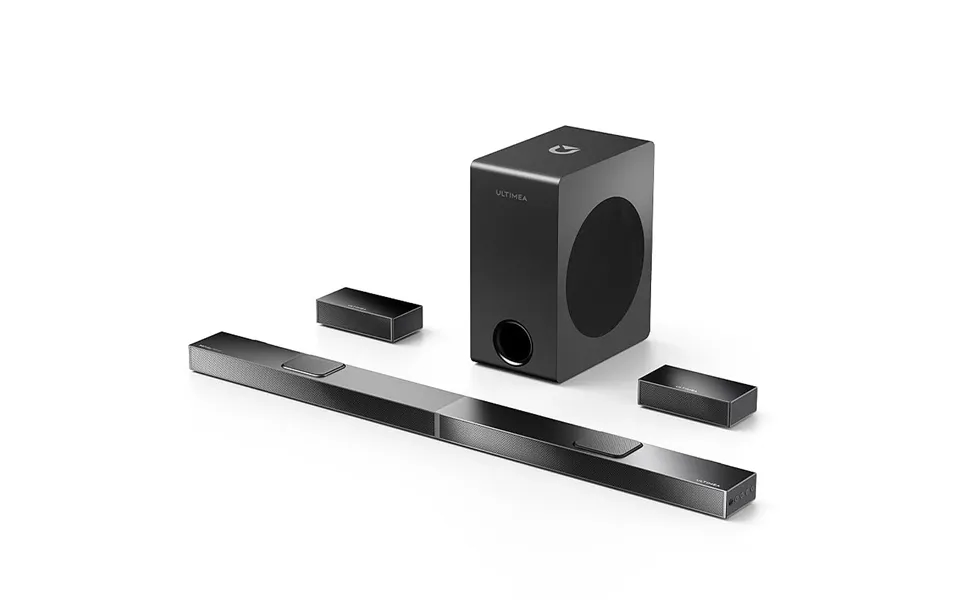 Ultimea Nova S80 520w 5.1.2ch True Dolby Atmos Soundbar Bluetooth Soundbar 4k Hdr Passthrough Hd Earc In Soundbar With 8
