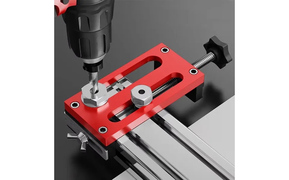 Universal Aluminum Profile Drilling Jig With Drill Sleeve Drill Punching Locator Auxiliary Tool Aluminum Profiles Screw