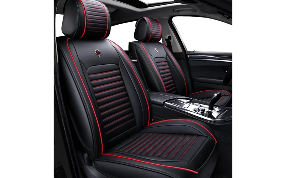 Universal Full Car Front Seat Mat Covers Pu Leather Breathable Cushion Pad