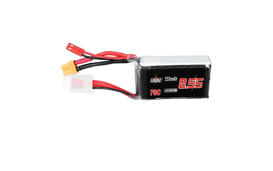 Uruav 11.1v 550mah 70c 3s Lipo Battery Jst Xt30 Plug For Betafpv Pavo20 Pro Rc Fpv Racing Drone