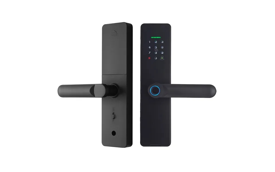 Wafu Wf-x8 Tuya Smart Wifi Fingerprint Doorlock Password App Ic Card Key Fingerprint Unlock Built-in Camera Semi-conduct